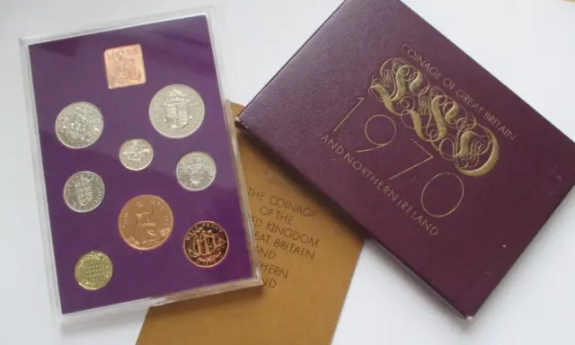 1970 Coinage of Great Britain and Northern Ireland Royal Proof Coin Set