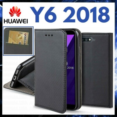 Surakey Cover per Huawei Y6 2018,Custodia Flip PU Pelle per Huawei Y6 2018 Libro Portafoglio Wallet Case con Porta Carte,Goffratura Elefantino,Funzione Supporto,Antiurto TPU Bumper,Verde 