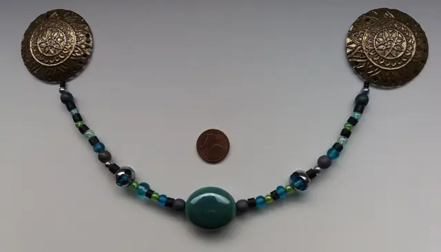 Fibelkette * Schürzenkette * Mittelalter * Perlen * Gewandung * ca. 23 cm