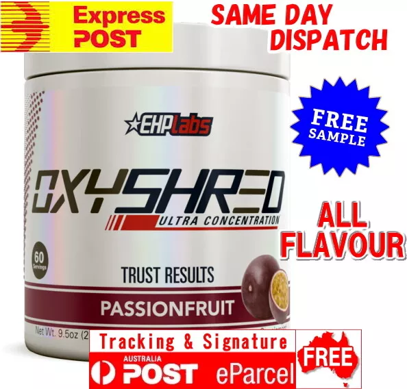 EHP Labs OXYSHRED FREE EXPRESS AUS POST EHPLABS OXY SHRED Thermogenic Fat Burner