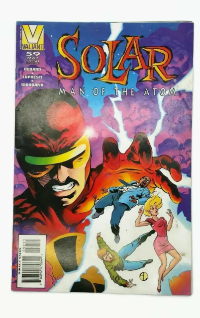 Valiant Comics #59 Solar Man Of The Atom Comic Book March 1996