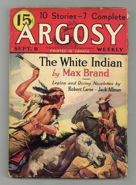Argosy Part 4: Argosy Weekly Sep 9 1933 GD/VG 3.0
