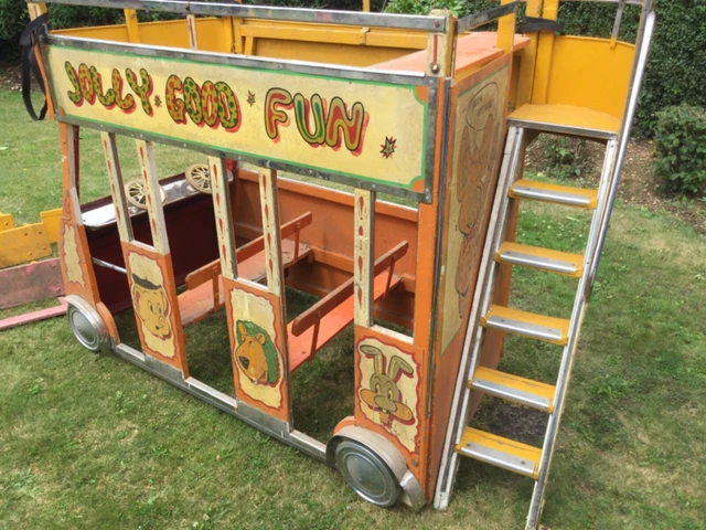 Carousel Ride Buse VINTAGE DOUBLE DECKER BUS FAIRGROUND CAROUSEL RIDE / march cambs £450. ...