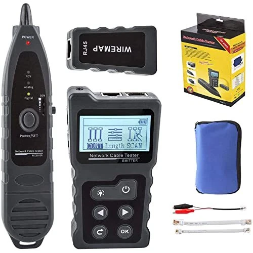 NOYAFA Advanced Network Cable Tester With PoE& NCV & Lamp For CAT5e/CAT6/CAT6...