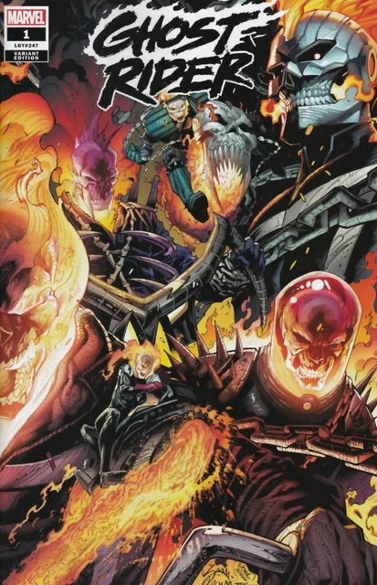 Ghost Rider #1- Ryan Stegman - Wraparound Variant