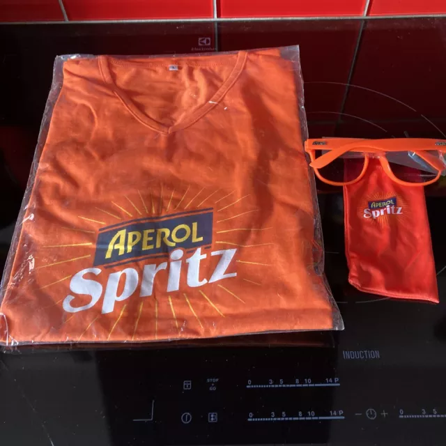 Tee-shirt Taille L lunettes de soleil Aperol Spritz   liqueur apéritif Sun UV40