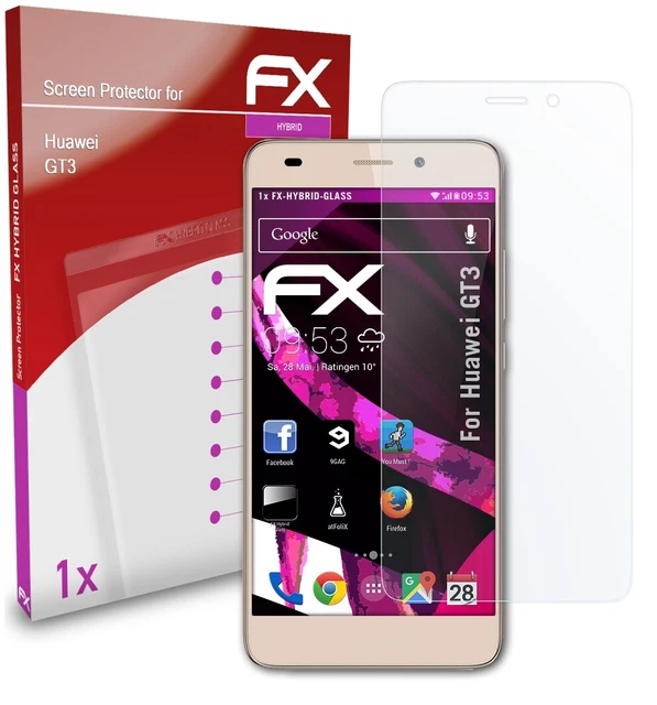 Protecteur D’écran AtFoliX FX-Hybrid-Glass 9H Pour Huawei Y6p - Ultra Résistant - Neuf