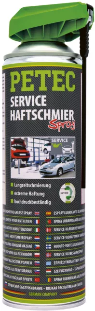 500ml Service- & Haftschmierspray für alle Arten von  Scharnieren / Transparent