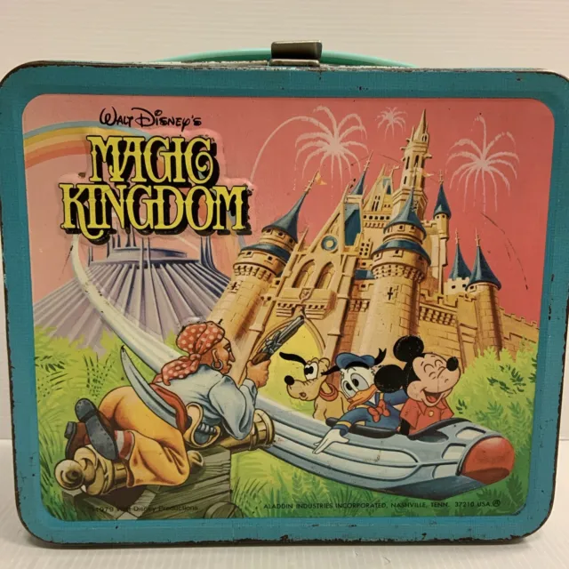 Valise Lunchbox Disney Magic Kingdom Wonderful World Lunch Box Aladdin 1979