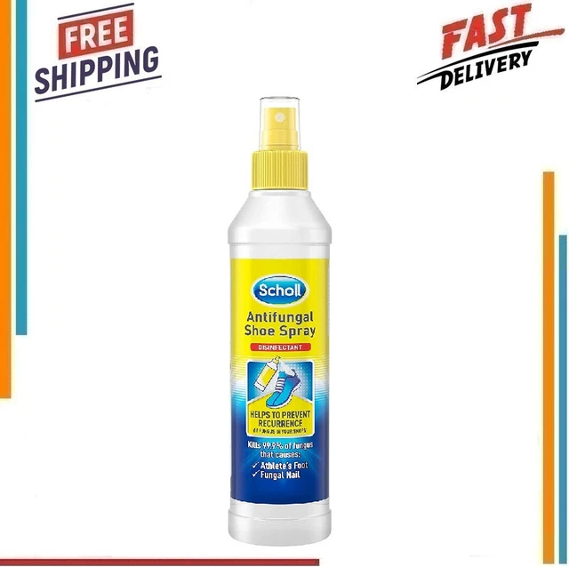 SCHOLL ANTIFUNGAL SHOE Spray Disinfectant, 250 ML Athletes Foot Fungal