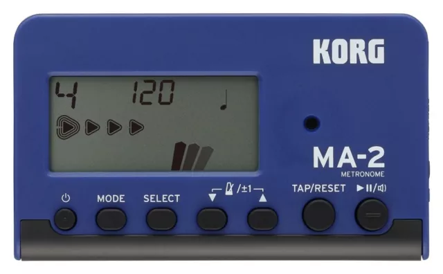 KORG MA-2 Digital Metronome, Color Blue/Black Metronome