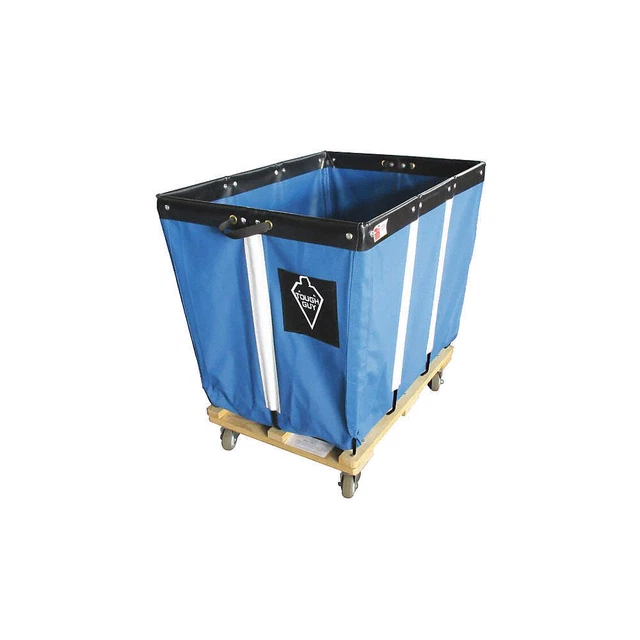 TOUGH GUY 33W315 Basket Truck,16 Bu. Cap.,Blue,40 In. L