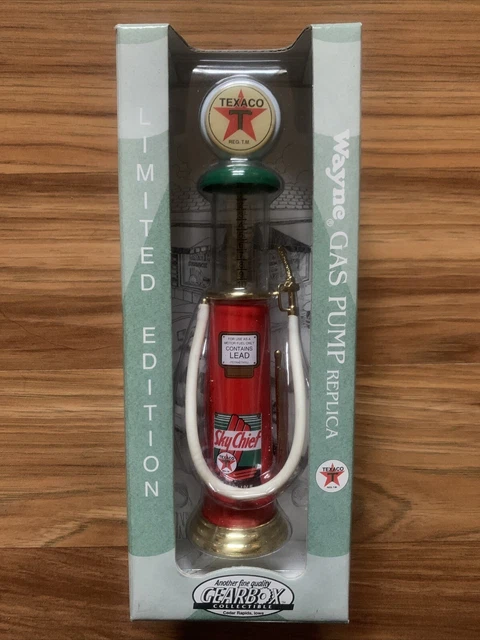 Vintage Wayne 8” Texaco Gas Pump 1997 Replica by GearBox Collectibles