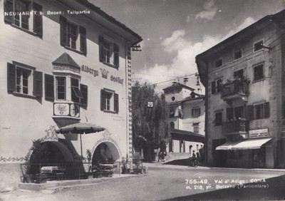 Egna Val d’Adige Bolzano Neumarkt Albergo Gasthof cartolina Bolzano 
