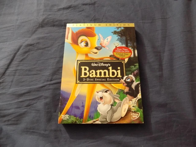 Bambi (DVD, 2005, 2-Disc Set, Special Edition/Platinum Edition)