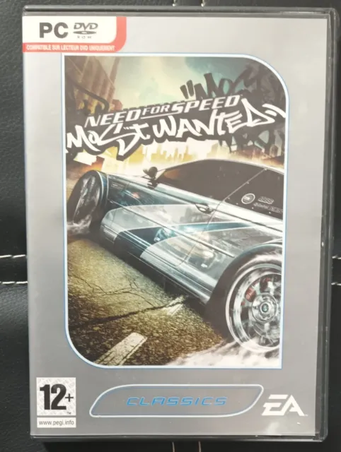 Need for Speed Most Wanted Jeu PC DVD-ROM PAL FR Très Bon Etat Complet