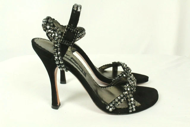 Francesco Sacco Femmes Chaussures Daim Cristal Taille 36 Italie Détail (128)