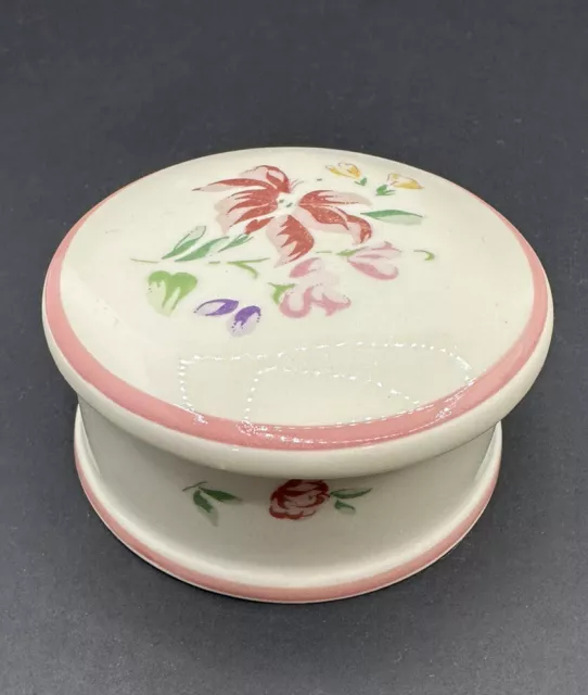 Fiesta Fine Bone China Made In England Floral Trinket Dish