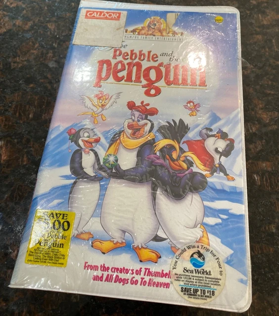 Pibble Move PEBBLE & THE Penguin VHS 1995 Sealed Rare Out Of Print Family Animation ...