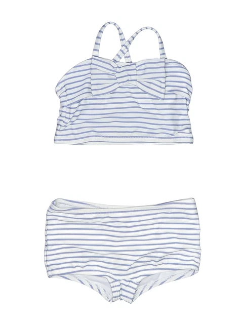 Janie and Jack Girls Blue Two Piece Swimsuit 12-18 Months