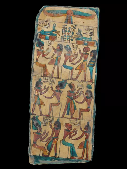 RARO ANTIGUO EGIPCIO ANTIGUO REY RAMSÉS II y su esposa Nefertari Wood Stella
