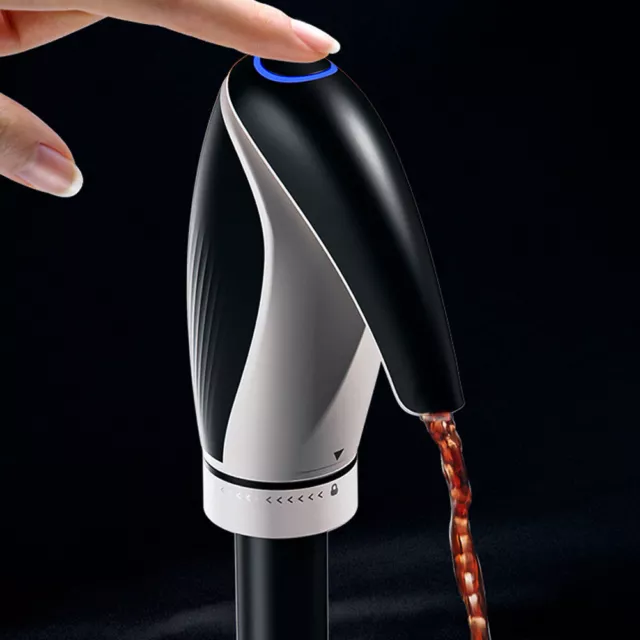 USB Rechargeable Electric Wine Aerator Easy Use Automatic Pourer Home Detachable