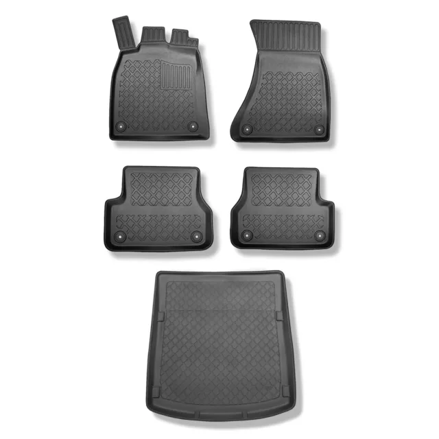 S.6651 Jeu de tapis de coffre et tapis de sol pour Audi A6 C7 Berline 2011-2018