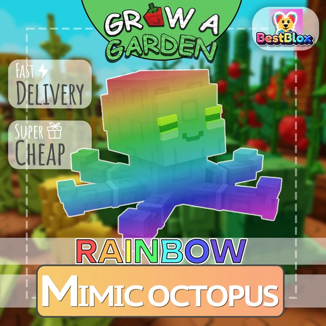 Code Roblox Grow A Garden - Mimic Octopus 🐙 - Livraison Rapide (1h) - Neuf