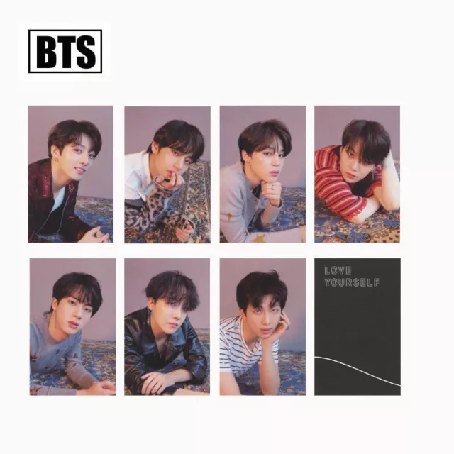 7-9pcs/Set For BTS Lomo Card BANGTAN BOYS J-HOPE SUGA JIMIN HD Photo Collection 3