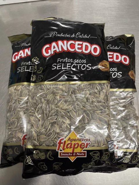 PIPAS SPANISH SUNFLOWER Seeds Roasted & Salted 3 X 500g Bags Tasty Snack  Tapas £15.99 - PicClick UK