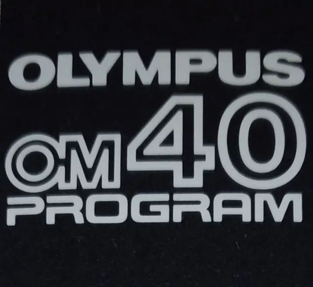 OLYMPUS OM40 Camera Instruction Manual Languages: IT-NL-DK-SV-SF