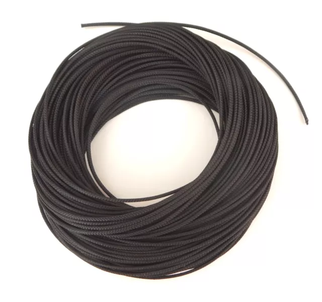 Cable Sleeve Harness Black Braided Sheathing Expanding 12mm - 24mm cable builder