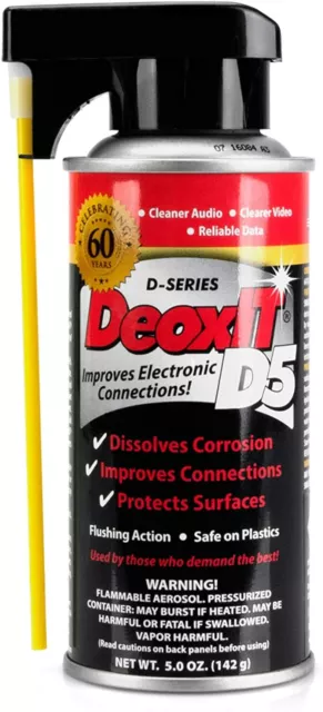 Caig Deoxit D5 Contact Cleaner + Enhancer