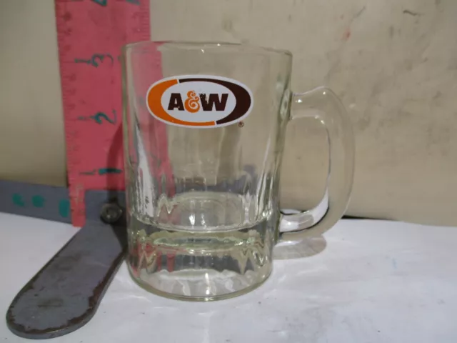 A&W Oval Logo , Baby Sized Root Beer Mug - No Damage!