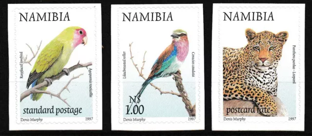 Namibia - Freimarken Tiere Satz selbstklebend postfrisch 1997 Mi. 894-896