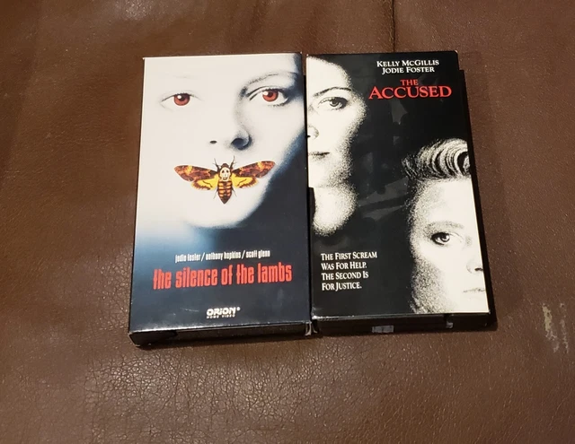 2 VHS TAPES Jodie Foster The Accused And Silence Of The Lambs 6 00 