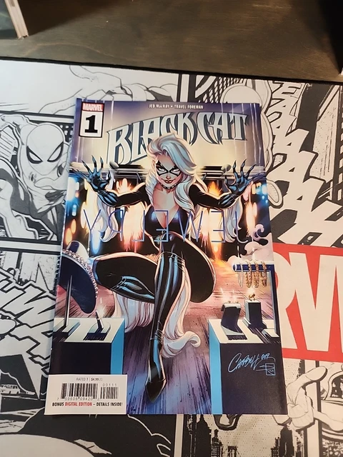 Black Cat # 1 Vf-Nm J Scott Campbell Cover Marvel Comics 2019