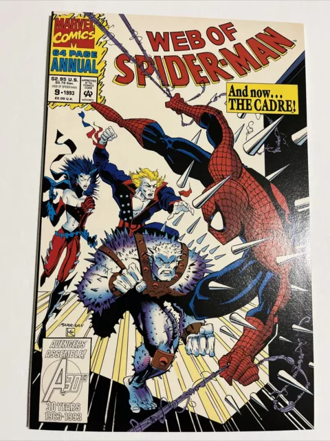 THE WEB OF SPIDER-MAN (ANNUAL #9, 1993), Marvel Comics, VF/NM, PRICE CUT 20%