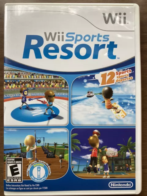 Wii Sports Resort (Nintendo Wii, 2009) Complete With Manual.