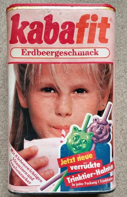 ALTE KABA FIT Dose Vintage Sammler Erdbeer 80er Jahre Retro Kult EUR 42 ...