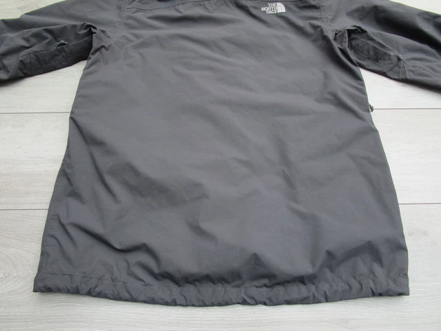 The North Face Mens Lowland Jacket Hyvent Waterproof Rain Coat M Grey Resolve 16