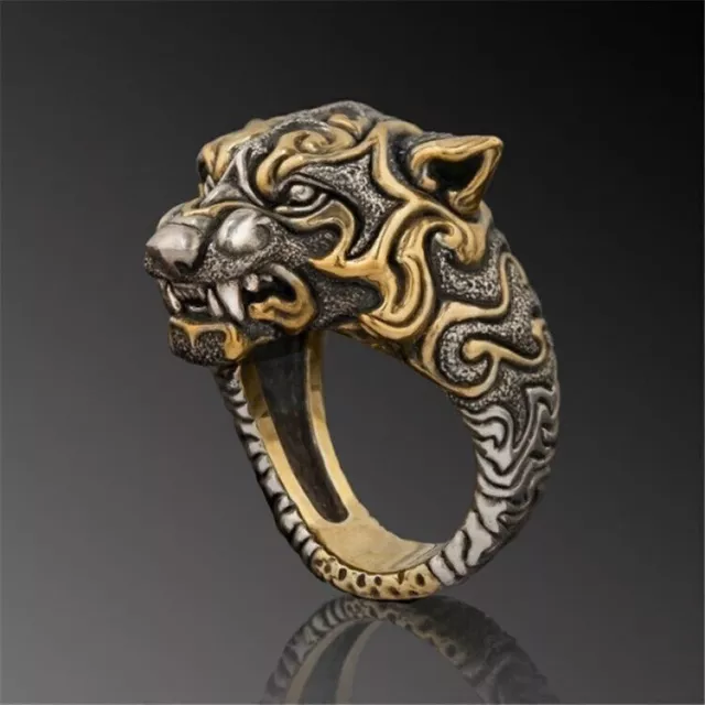 Gothic Punk Skull Ring Stainless Steel Heavy Rings Men Party Jewelry Size 6-13