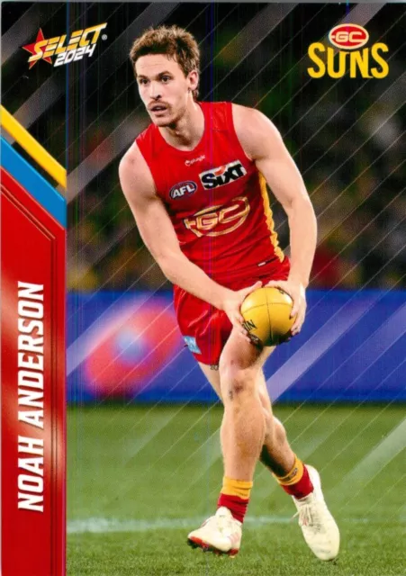 Carte AFL Select Footy Stars des Gold Coast Suns 2024 - Noah Anderson