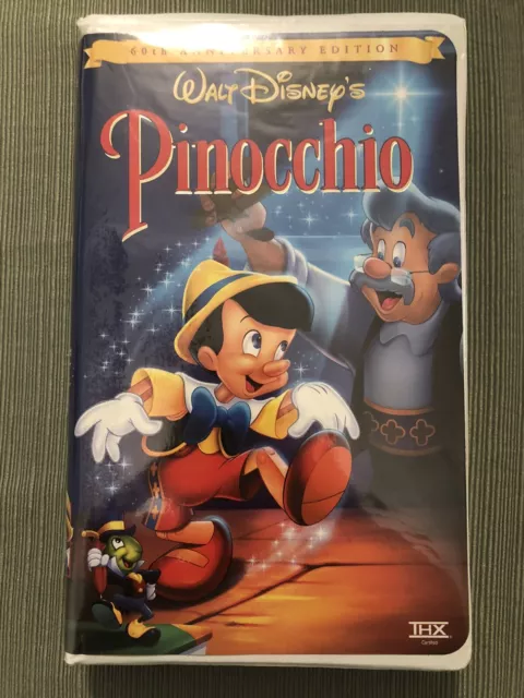 Pinocchio- Disney (VHS, 1999, Clamshell Case)