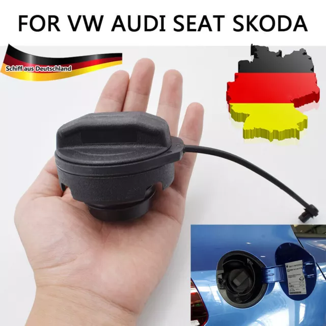 Tankdeckel für VW Golf Passat Polo Seat Ibiza II Cordoba Audi A1 A2 A3 A4 A6 A8