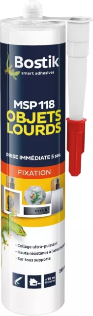 Pegar Color Arcilla Pro Polímero Ms Ajuste Potente Pesado MSP118 BOSTIK