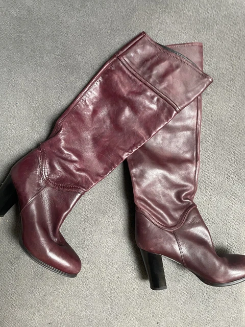 carvela burgundy boots
