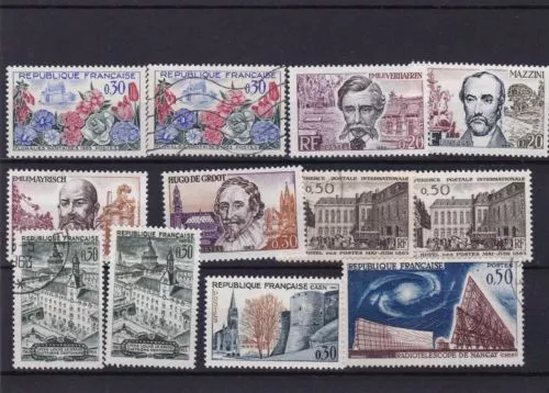 france 1963  mint never hinged  and used stamps  ref r14272