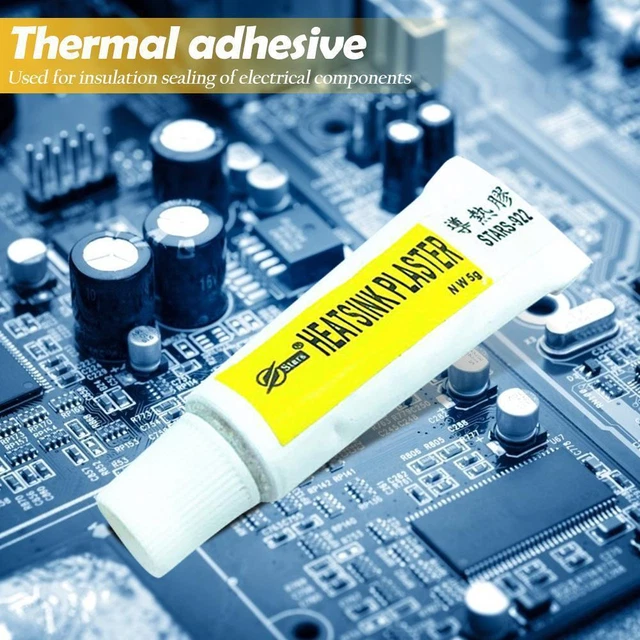 HEATSINK THERMAL GREASE Paste Compound CPU Cooler Silicone Adhesive