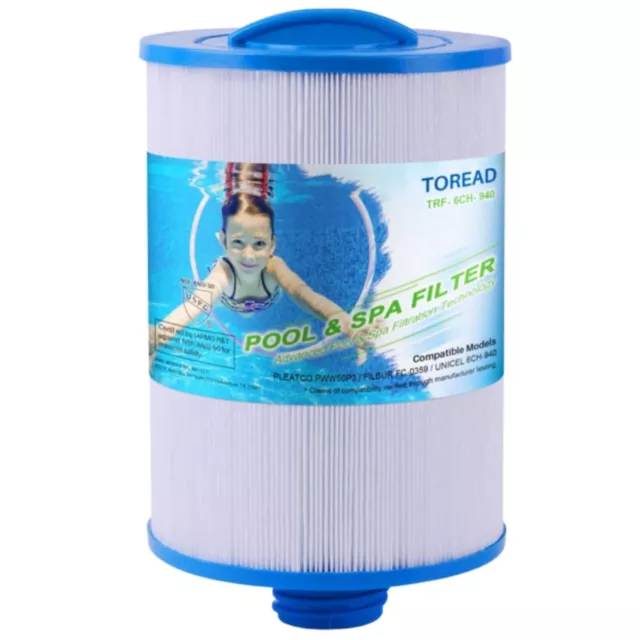 Compatible PWW50 6CH-940 Spa Hot Tub Filter Fits Jacuzzi, Pleatco, Unicel Filbur